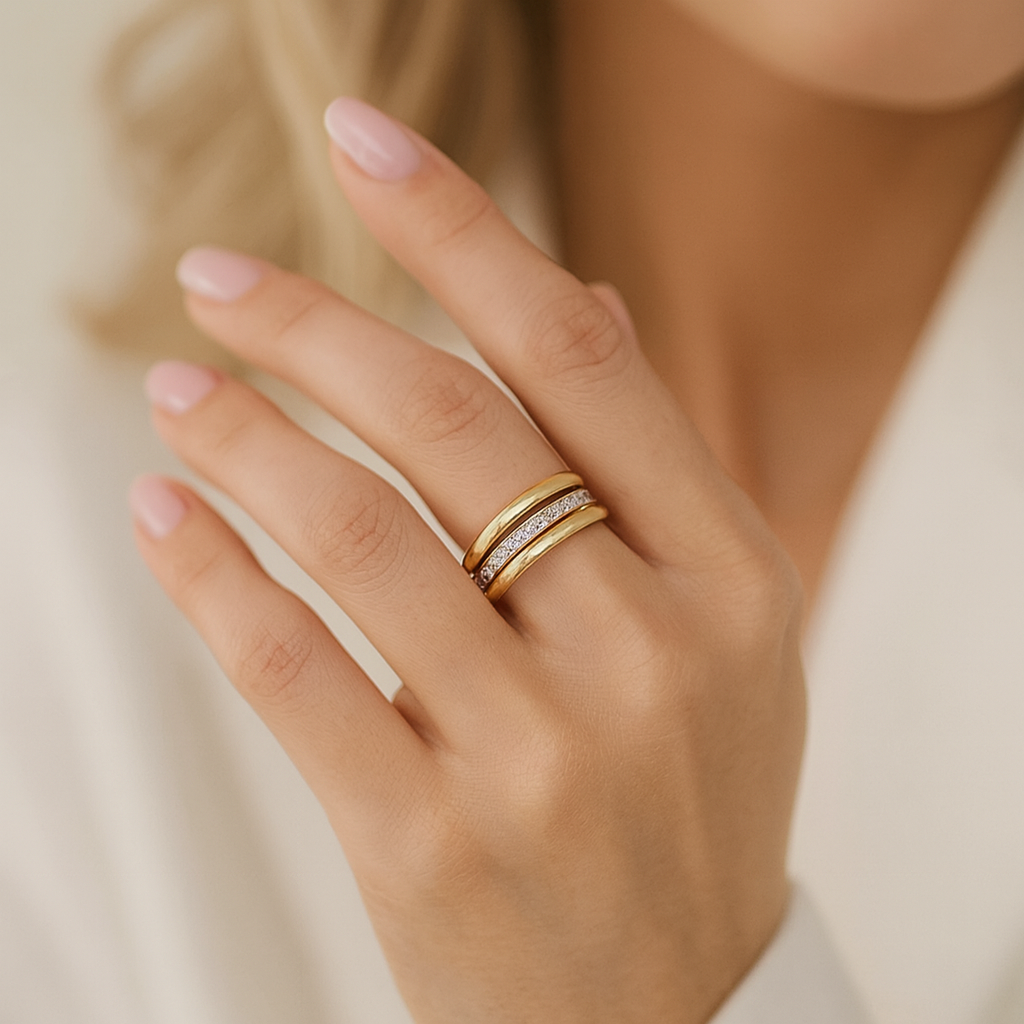 Sara – Vintage prsten s umetnutim cirkonima