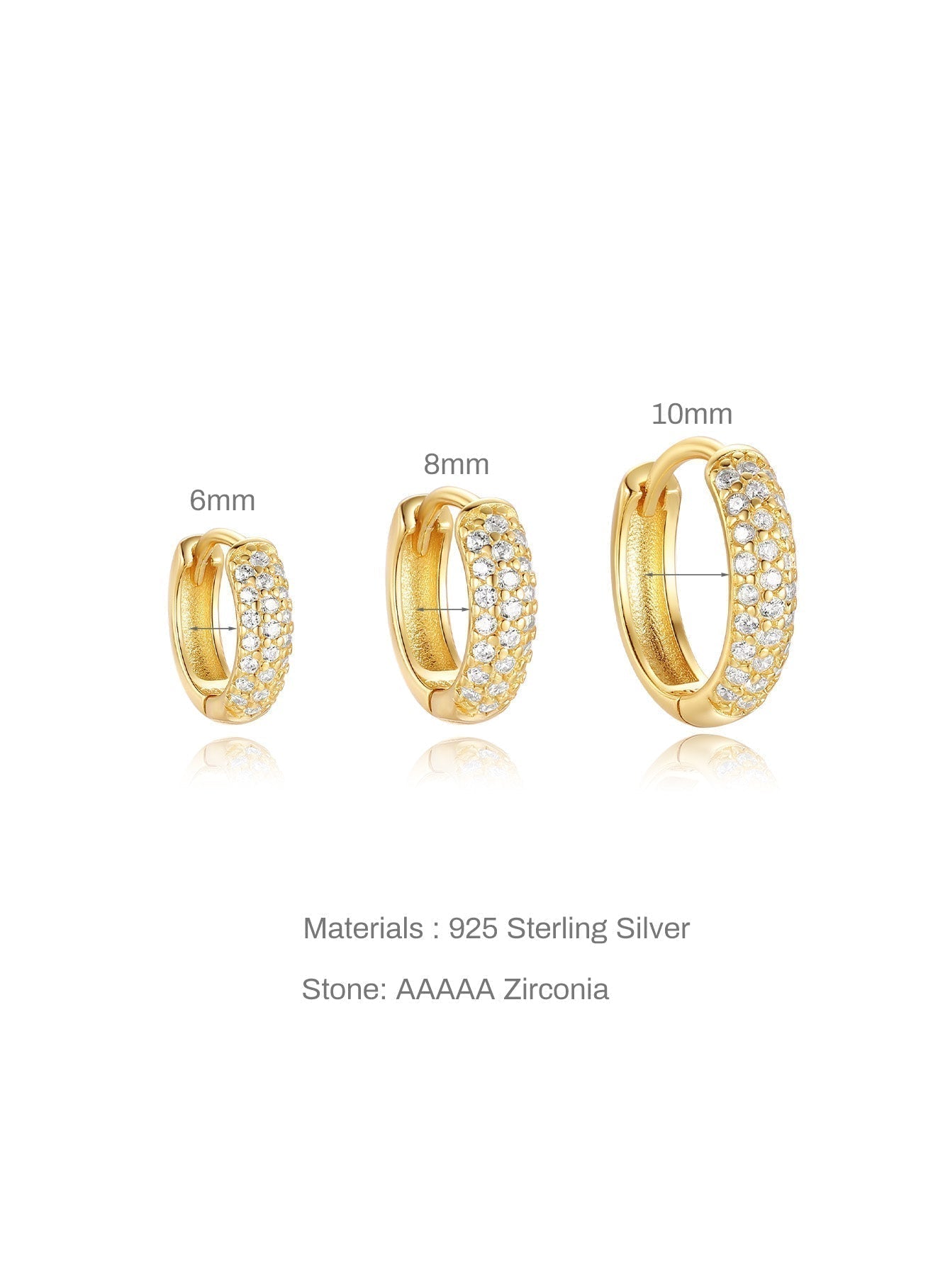 Sina – Zlatne naušnice s minimalističkom elegancijom