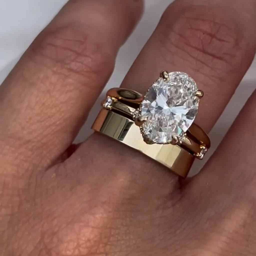 Johana – prsten solitaire s okruglim dijamantom