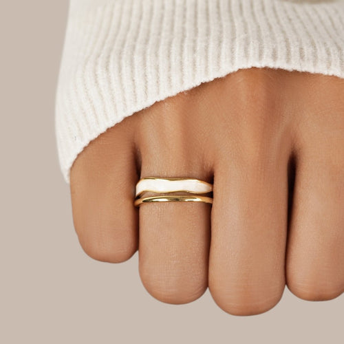 Beatrix – Zlatni prsten s jednostavnom siluetom